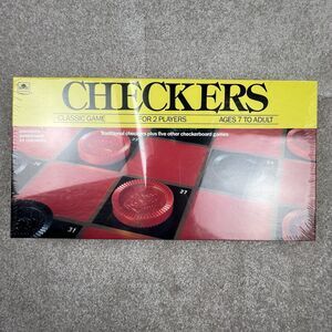 Vintage 1989 Golden Classic Checkers Board Game **BRAND NEW / FACTORY SEALED**